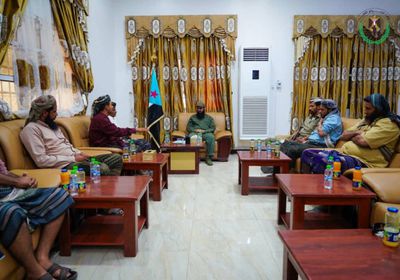 الوالي: قوات الحزام صمام أمان أبين ودرعها الحصين