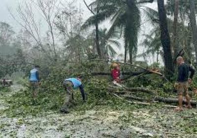 الإعصار كالمايغي يغرق وسط الفيليبين ويودي بحياة 40 شخصًا على الأقل