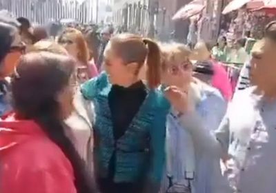 أول تعليق من رئيسة المكسيك على "فيديو التحرش"