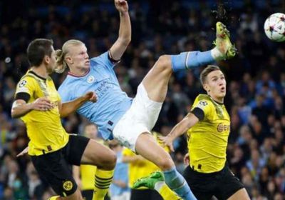 مانشستر سيتي يكتسح بروسيا دورتموند برباعية