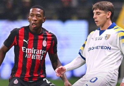 التعادل الإيجابي يحسم مباراة ميلان وبارما