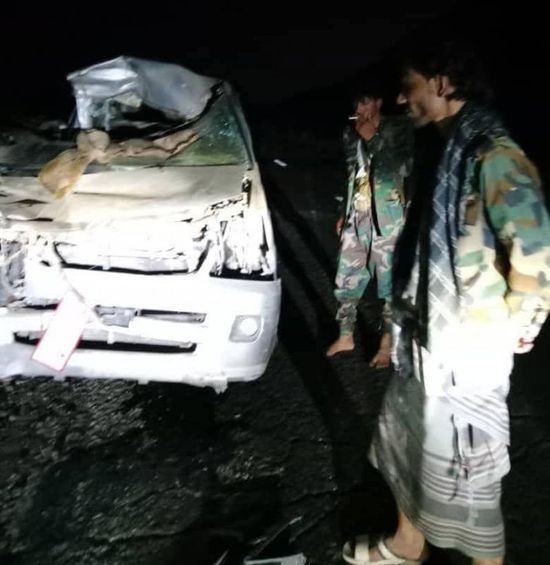 حادث مروري جديد على طريق العرقوب في أبين