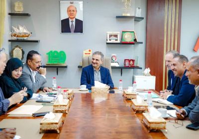 لملس يبحث مع ممثلي "يونبس" سير العمل في مشروع خط الخمسين