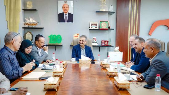 لملس يبحث مع ممثلي "يونبس" سير العمل في مشروع خط الخمسين