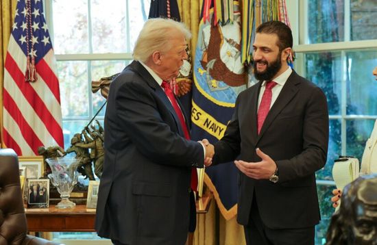 الرئاسة السورية: الشرع وترامب بحثا عدداً من القضايا الإقليمية والدولية