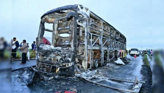 الشرطة الهندية تعلن مقتل 45 معتمرًا بحادث حافلة في السعودية