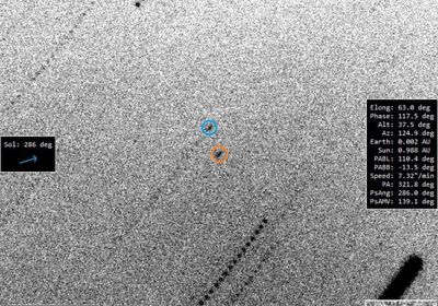 "الختم الفلكي" يرصد مركبتي إسكابيد الفضائيتين بعد ساعات من إطلاقهما