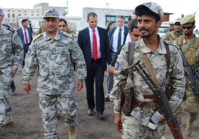 رئيس خفر السواحل يبحث مع وفد بريطاني التعاون بالأمن البحري