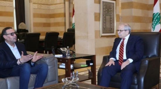 بعد الإفراج عنه.. رئيس الحكومة اللبنانية يستقبل هنيبعل القذافي في مكتبه