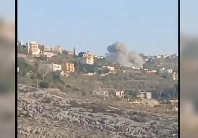 الجيش الإسرائيلي يقصف مبنى شحور جنوبي لبنان