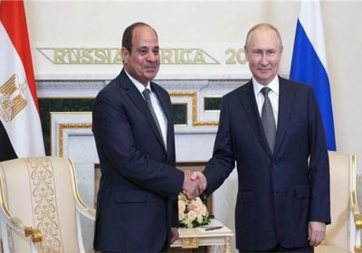 الرئيس الروسي يهنئ السيسي بـ"عيد ميلاده"