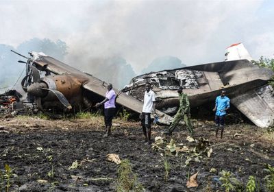 تحطم طائرة تحمل مساعدات غذائية في جنوب السودان ووفاة 3