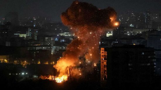 دوي انفجارات تهز أرجاء كييف