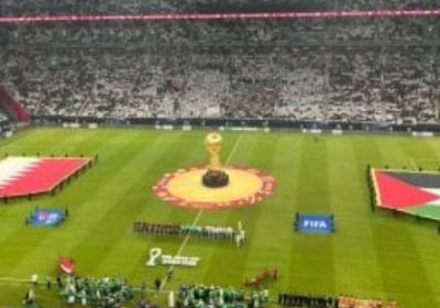 التعادل السلبى يحسم شوط قطر ضد فلسطين فى كأس العرب