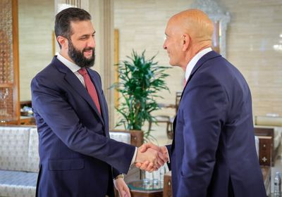 الشرع يبحث مع مبعوث ترامب القضايا الراهنة في المنطقة