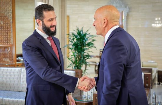 الشرع يبحث مع مبعوث ترامب القضايا الراهنة في المنطقة