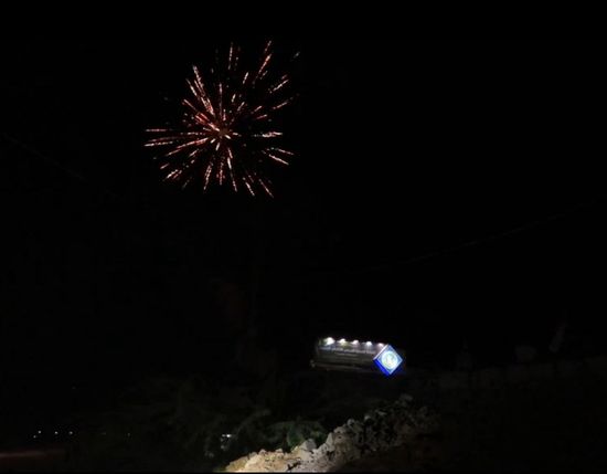 الألعاب النارية تزين سماء المهرة احتفالا بتحرير وادي حضرموت