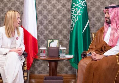 ولي العهد السعودي يناقش مع رئيسة الوزراء الإيطالية المستجدات الدولية