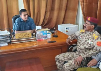 مأمور القطن يستقبل قائد لواء بارشيد