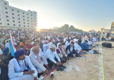 بدء الاحتفال الجماهيري في الغيضة بحلول ذكرى الاستقلال الوطني الجنوبي