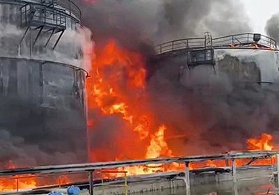 روسيا: حريق في ميناء تيمريوك بعد هجوم أوكراني