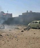 استهداف إدارة أمن الشمايتين في تعز بسيارة مفخخة