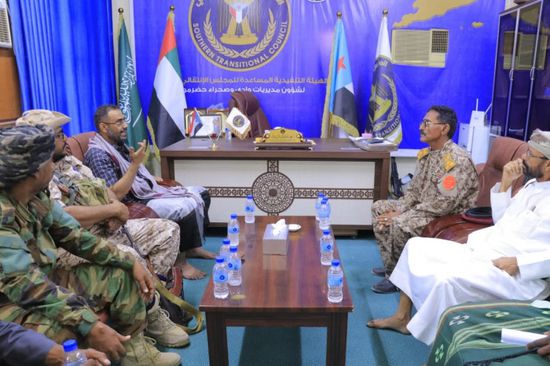 انتقالي وادي حضرموت يبحث خطط تأمين المنشآت الحيوية والعسكرية 