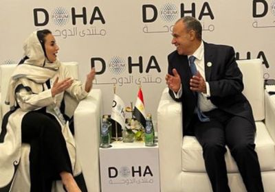 وزير الخارجية المصري يلتقي الأمين العام لمنظمة التعاون الرقمي بالدوحة