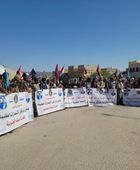 مسيرة شعبية احتفالية بانتصارات القوات الجنوبية في نصاب