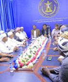 جماهيرية انتقالي وادي حضرموت تجتمع مع عقال حارات سيئون