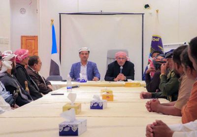 رئيس  الجمعية الوطنية: ملتزمون بالتعاون مع كل قبائل وادي حضرموت