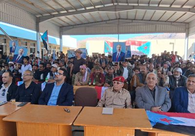 جماهير الحُصين تشهد فعالية احتفالية بانتصارات القوات الجنوبية