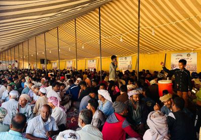 معتصمو سيئون يطالبون باحترام إرادة شعب الجنوب العربي