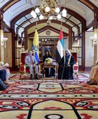 محمد بن راشد يبحث مع رئيس الإكوادور سبل تعزيز العلاقات الثنائية