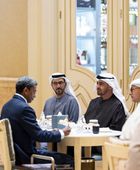 محمد بن زايد يلتقي رئيس سيشل في أبوظبي