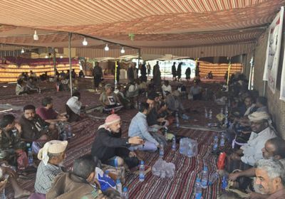 انطلاق اعتصام جماهير شبوة ودولة الجنوب المطلب الوحيد