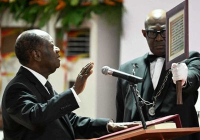 الحسن واتارا يؤدي اليمين الدستورية رئيساً لساحل العاج