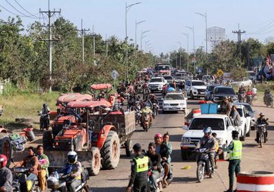 إجلاء 180 ألف تايلاندي من مناطق حدودية مع كمبوديا