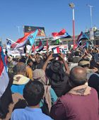 اعتصام عتق يستقبل حشودا للمطالبة بإعلان دولة الجنوب 