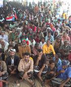 أبناء دلتا أبين يواصلون اعتصامهم المفتوح