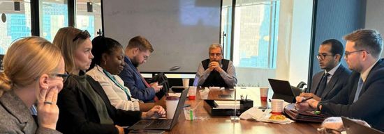 ممثل الانتقالي يستعرض مع ممثلي دول مجلس الأمن التطورات بالجنوب