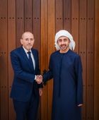 عبدالله بن زايد يستقبل وزير الخارجية الأردني