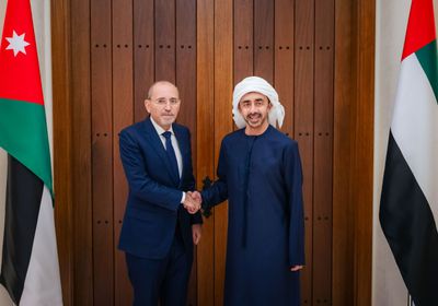 عبدالله بن زايد يستقبل وزير الخارجية الأردني