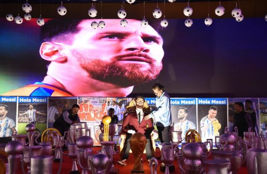 الهند ترفع تمثالا بطول 21 مترًا تكريما لميسي