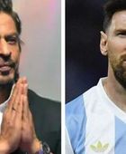 شاروخان في لقاء مرتقب مع ميسي في كولكاتا ضمن فعاليات G.O.A.T India Tour 2025