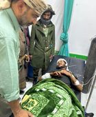 الجفري ولمروق يتفقدان جرحى القوات الجنوبية في مستشفى بن زايد بعتق