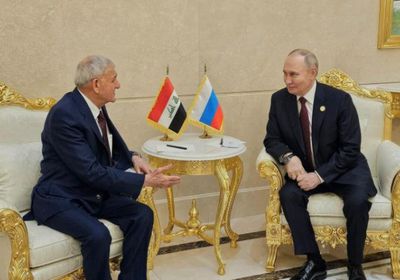 بوتين يبحث مع نظيره العراقي علاقات التعاون بينهما