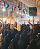 فعالية نسوية جماهيرية بساحة الاعتصام في سيئون