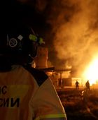 اندلاع حريق بمستودع نفط في روسيا