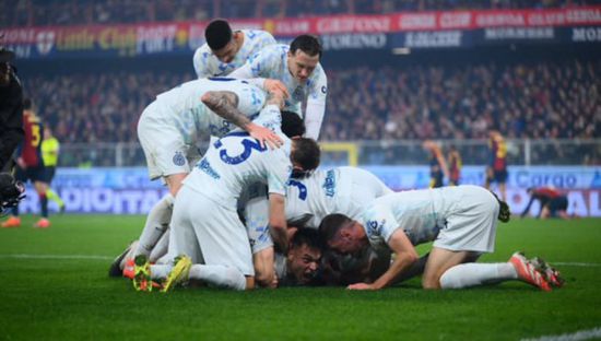 إنتر ميلان يهزم جنوى بثنائية في الدوري الإيطالي